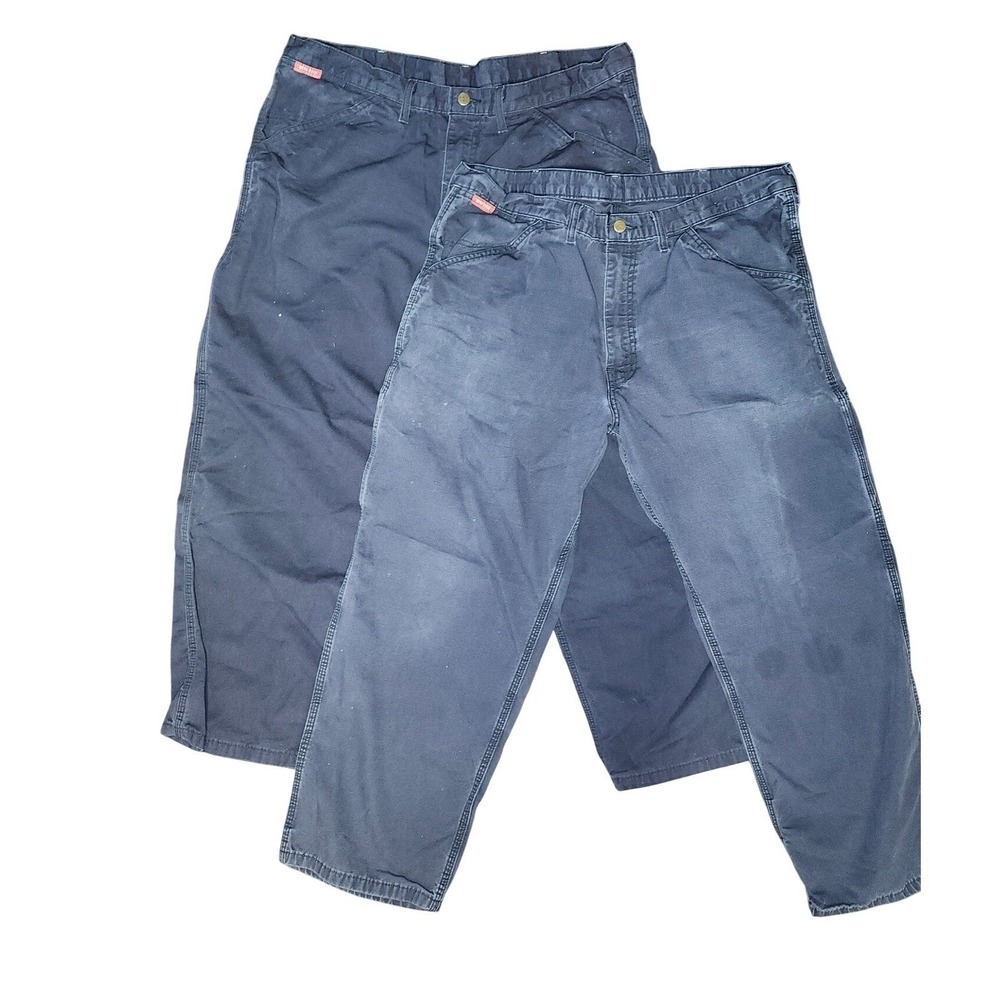 Big Bill FR Flame Resistant‎ Work Pants Navy Blue Size 40x29 NFPA 2112